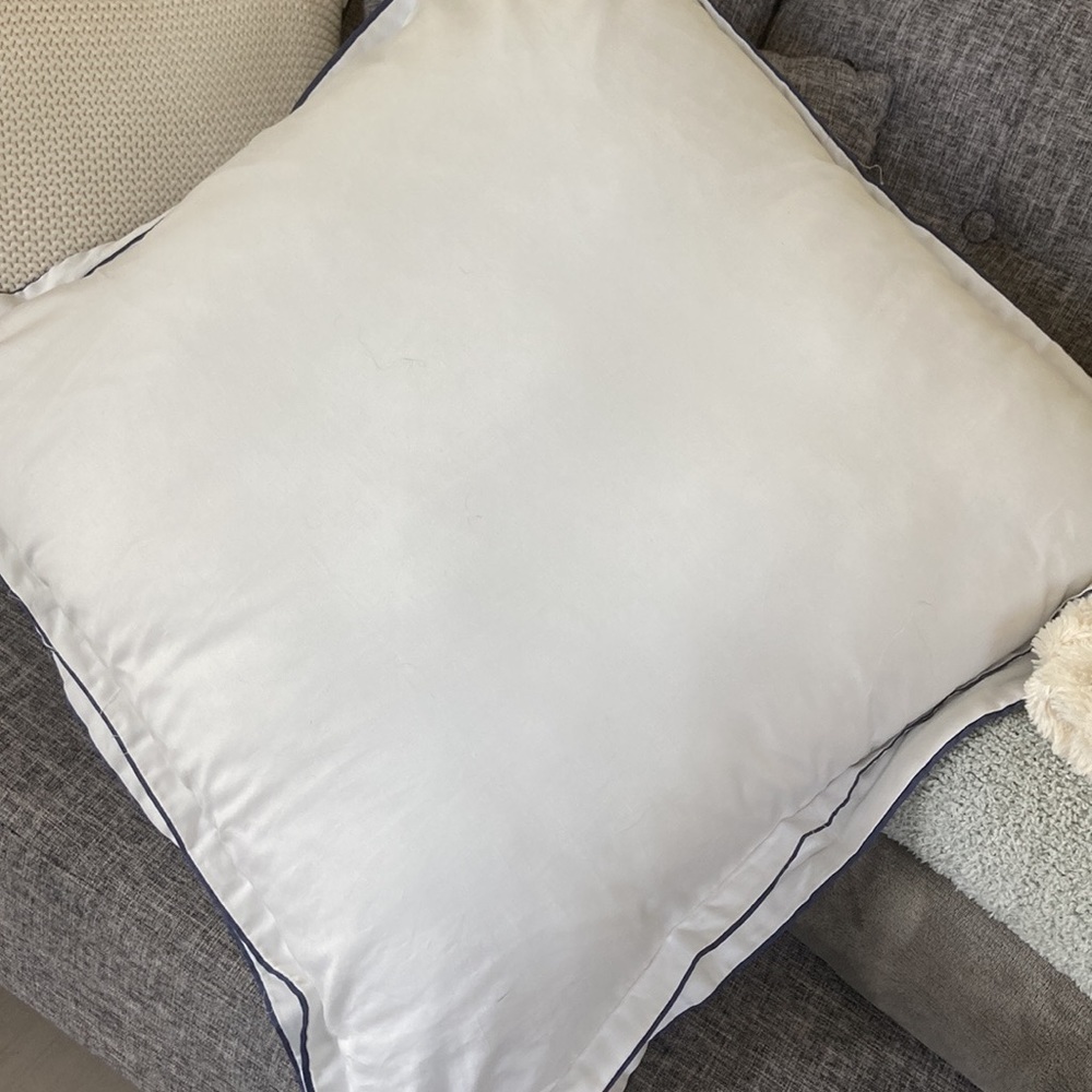 Big fluffy decorative pillows